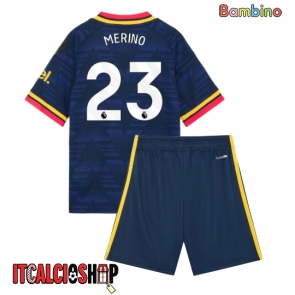 Arsenal Mikel Merino #23 Seconda Maglia Bambino 2026-27 Manica Corta (+ Pantaloni corti)